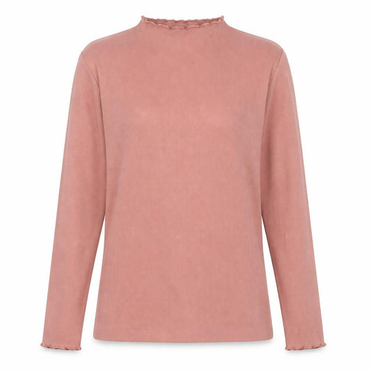 Tu Womens Pink High Neck  Polyester Pullover Jumper Size 12