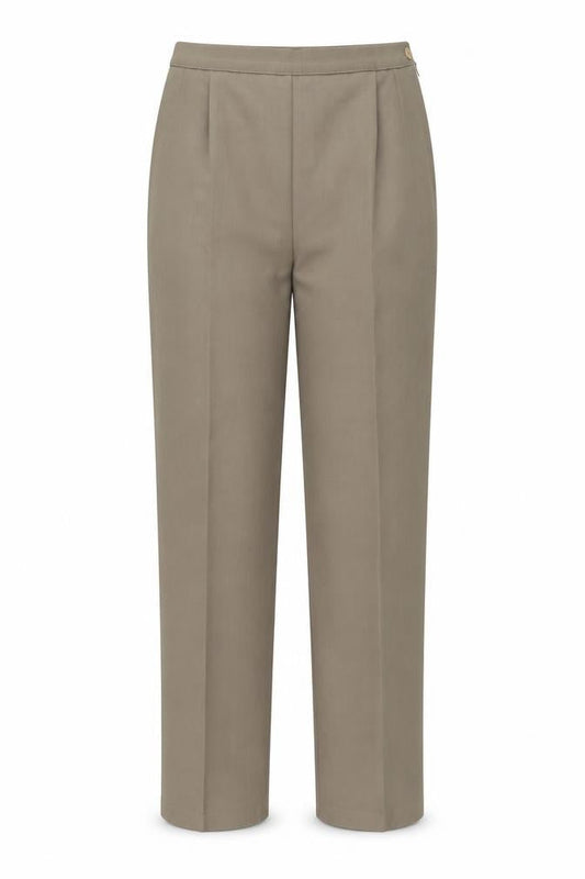 separates Womens Brown  Polyester Trousers  Size 14 L28 in Regular Button