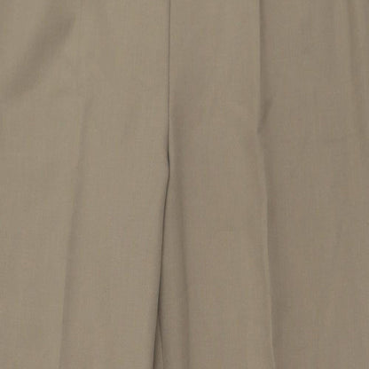 separates Womens Brown  Polyester Trousers  Size 14 L28 in Regular Button