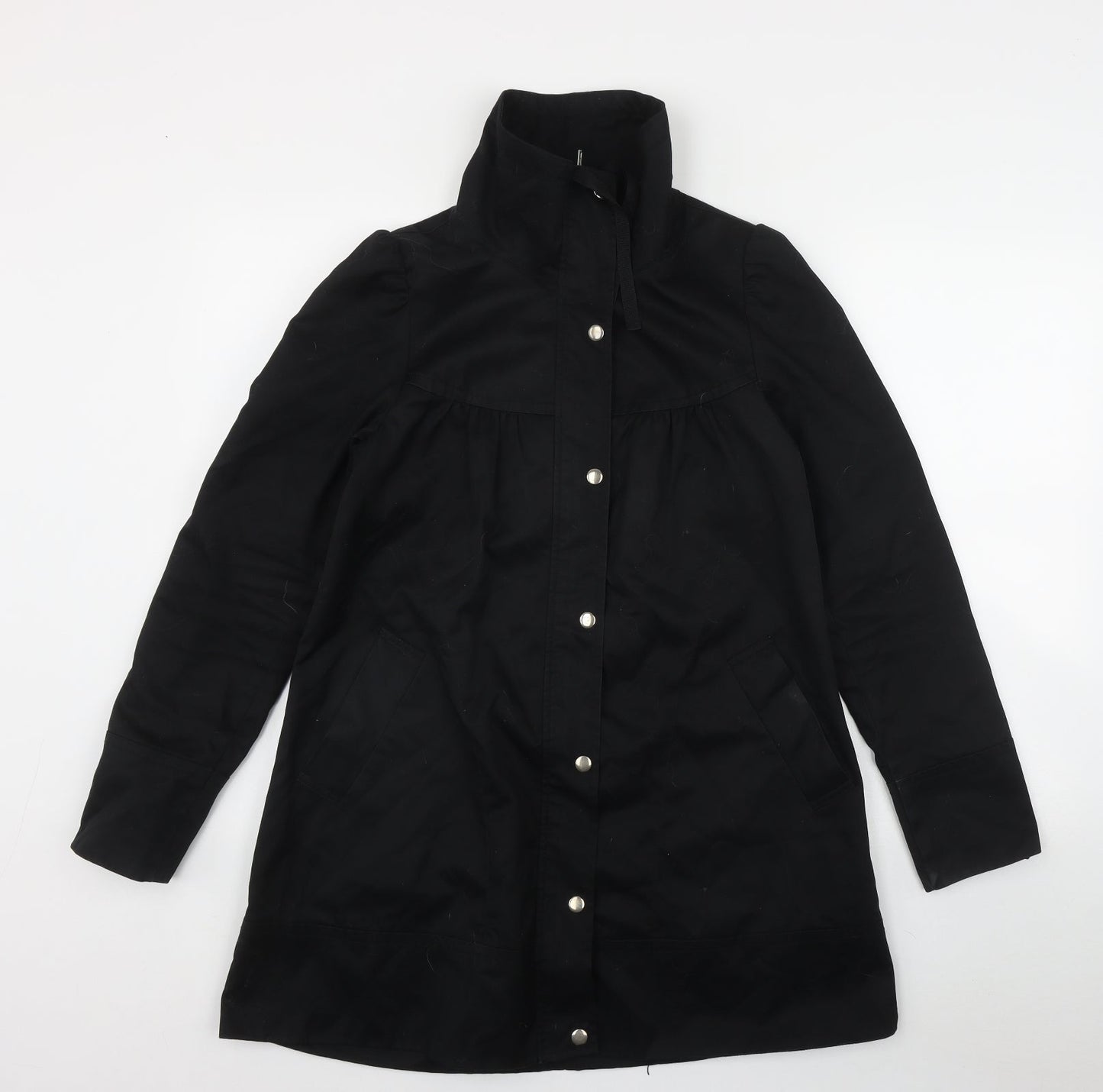 H&M Womens Black   Jacket  Size 8  Snap