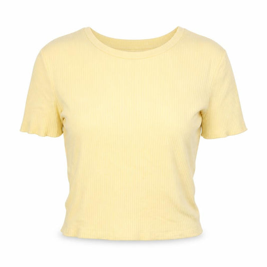 New Look Womens Yellow  Polyester Pullover Sweatshirt Size 6  Pullover