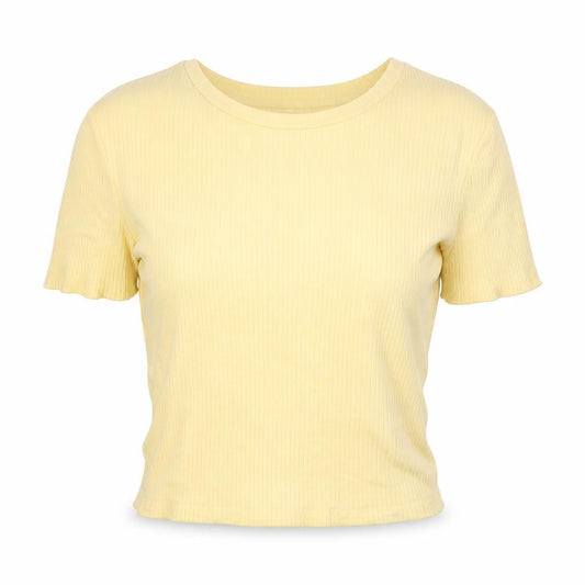 New Look Womens Yellow  Polyester Pullover Sweatshirt Size 6  Pullover
