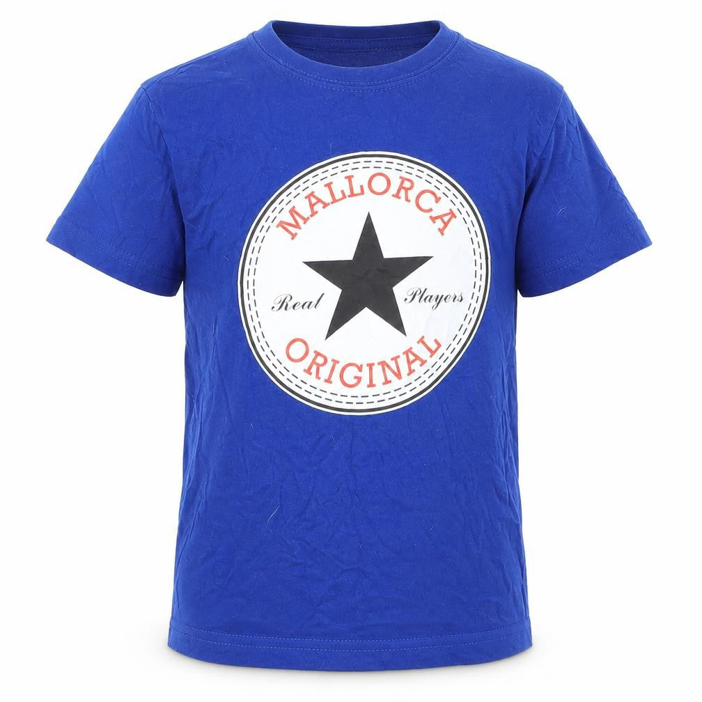 Anbor Boys Blue  100% Cotton Pullover T-Shirt Size 3-4 Years Collared Pullover
