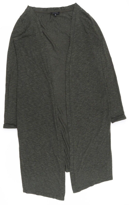 New Look Womens Green V-Neck  Polyester Cape Jumper Size 10