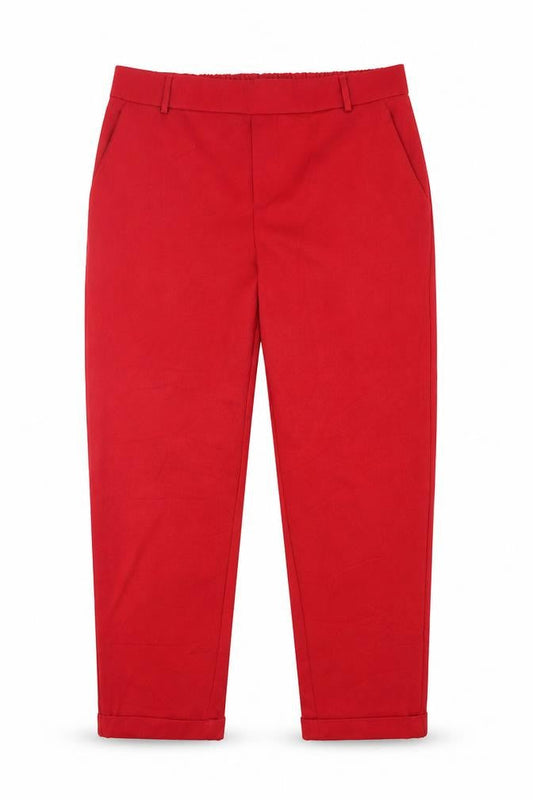 Vero Moda Mens Red  Polyester Trousers  Size M L28 in Regular