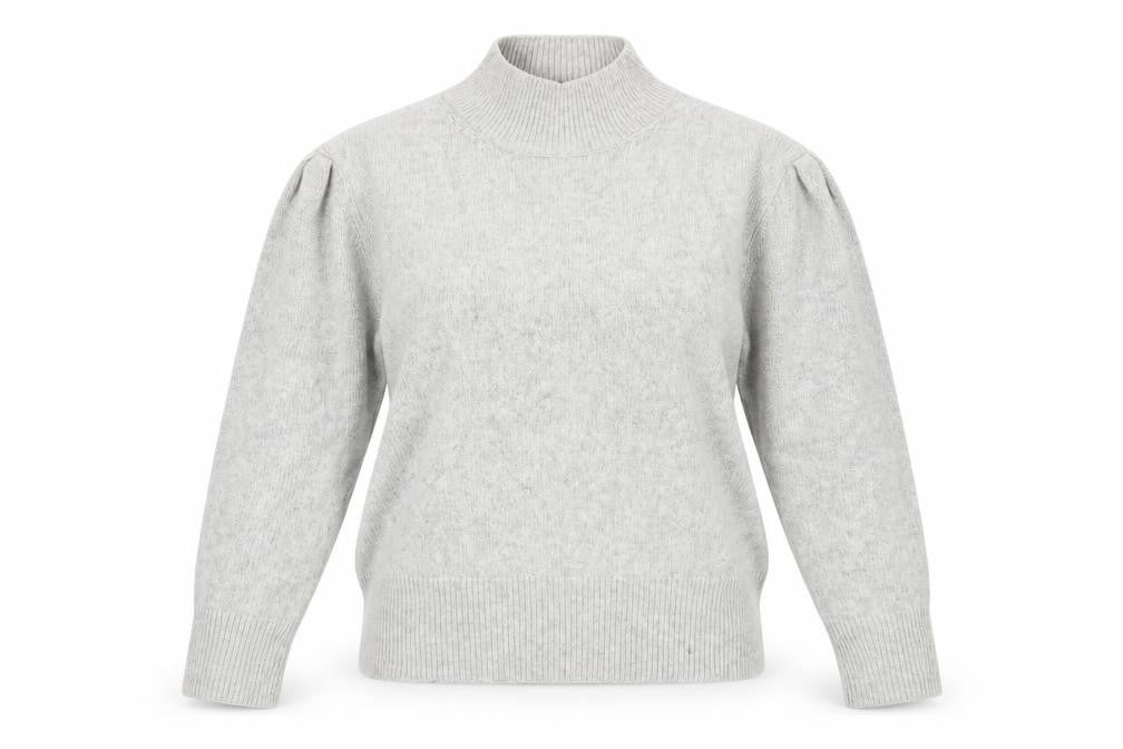 Marks & Spencer Womens Grey High Neck  Polyester Pullover Jumper Size L