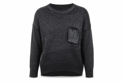 Select Womens Grey Crew Neck  Acrylic Pullover Jumper Size 12