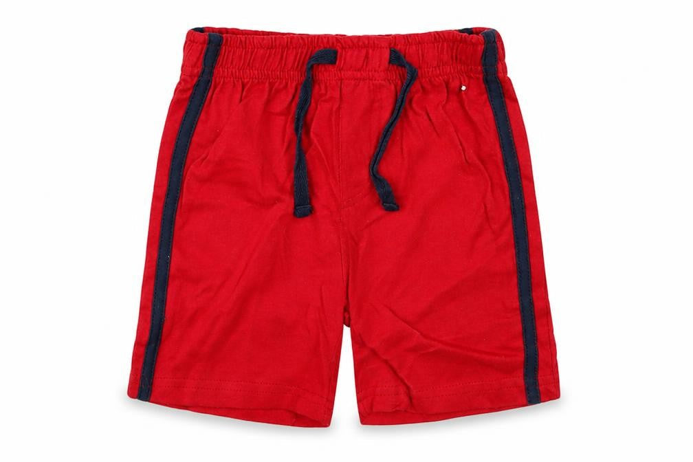 TU Boys Red  Cotton Sweatpants Trousers Size 9-12 Months  Drawstring - Sweat Shorts