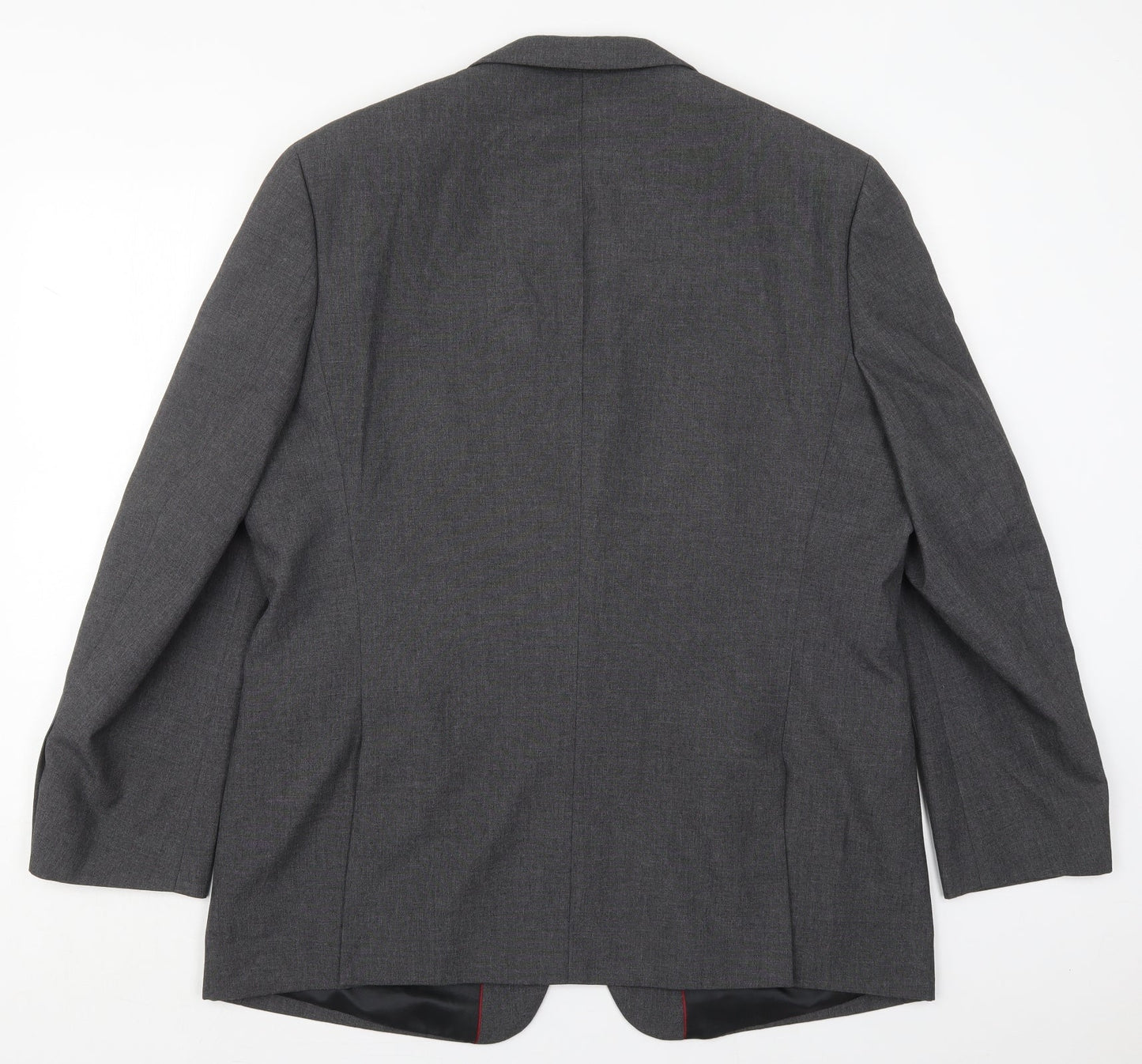 Marks and Spencer Mens Grey  Polyester Jacket Suit Jacket Size 46