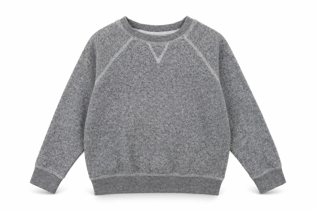 Next Boys Grey  100% Cotton Pullover Sweatshirt Size 6-7 Years  Pullover