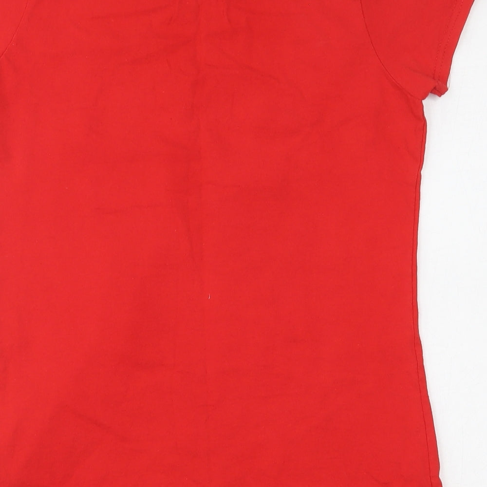 Fruit of the Loom Mens Red  Cotton  T-Shirt Size S Round Neck  - Liverpool football club