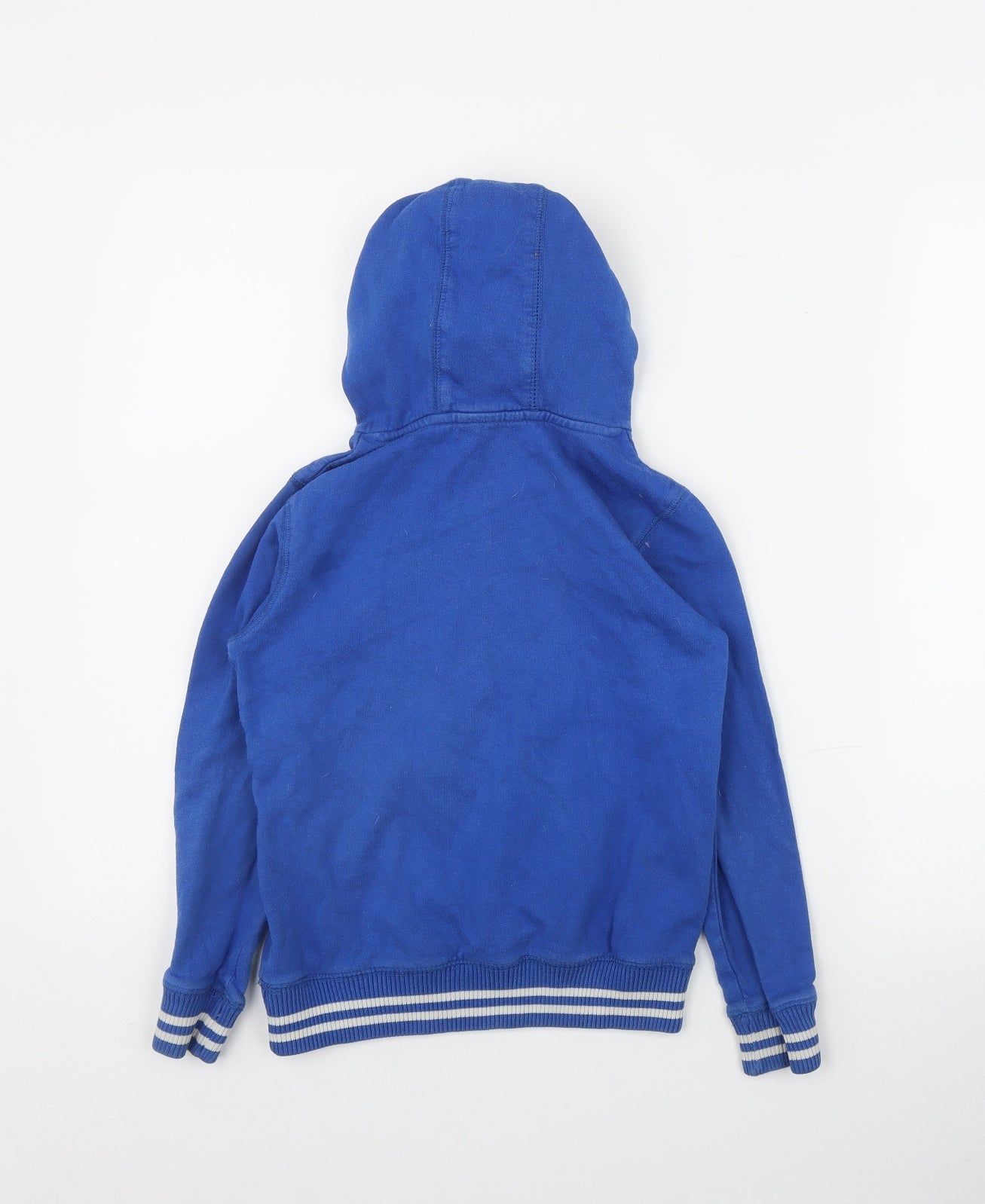 George Boys Blue  Cotton Pullover Hoodie Size 7-8 Years  Pullover