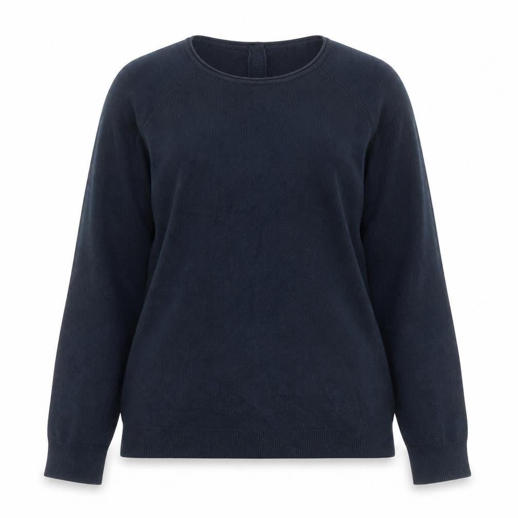 Primark Womens Blue Round Neck  Acrylic Pullover Jumper Size 12