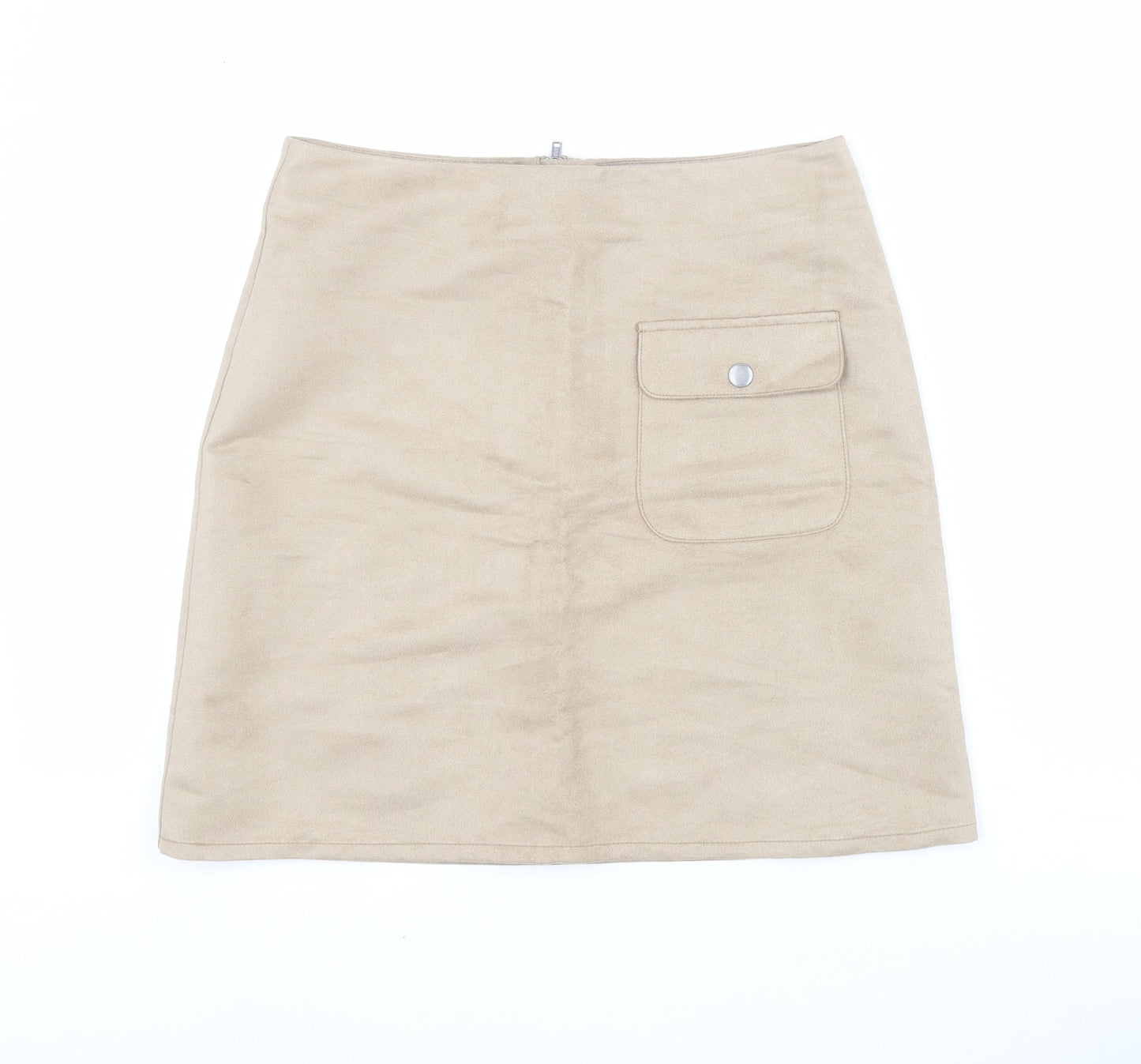 Villa Clothes Womens Beige  Polyester A-Line Set Size XS   Zip
