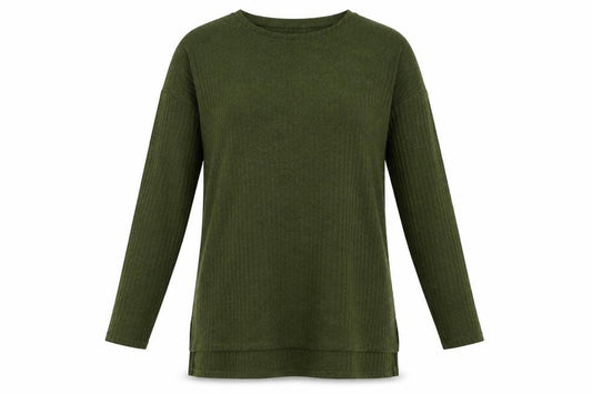 Matalan Womens Green  Polyester Tunic T-Shirt Size 8 Crew Neck