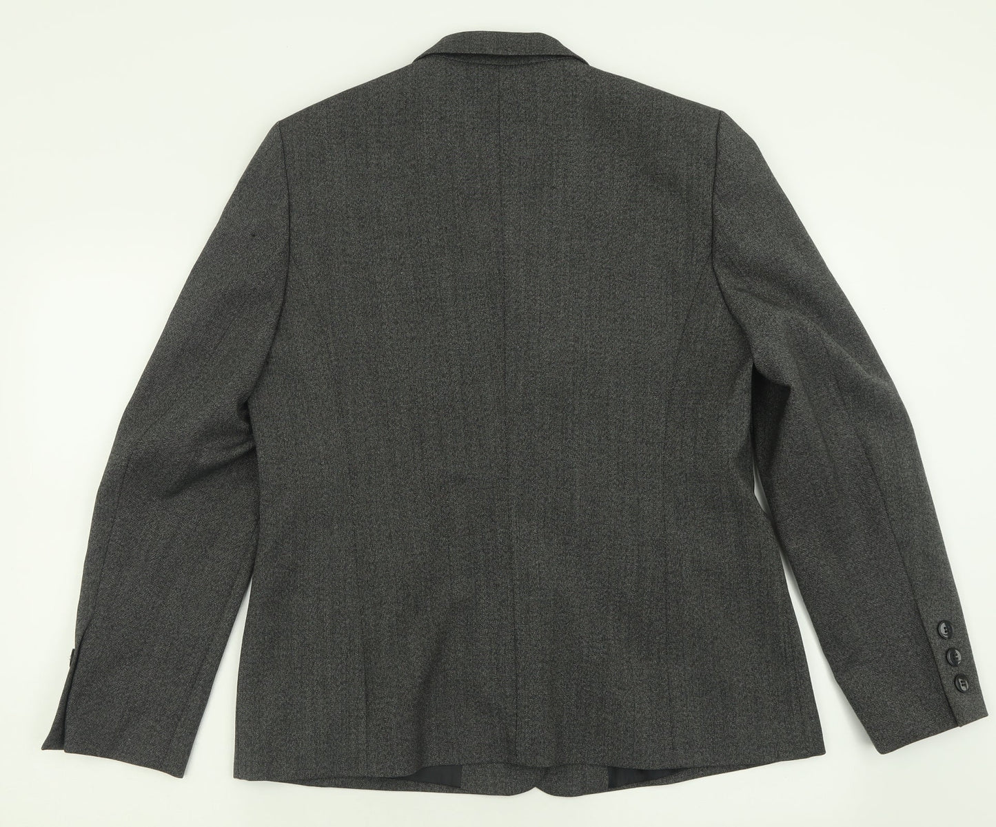 Your 6th Sense Womens Grey  Polyester Jacket Suit Jacket Size 14
