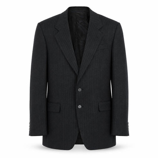 Michael Stewart Mens Black  Acetate Jacket Suit Jacket Size 40