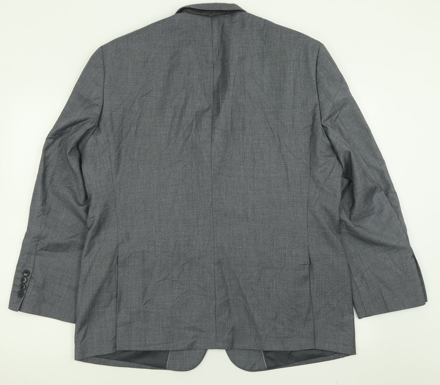 Charlton Gray Mens Grey  Polyester Jacket Suit Jacket Size 44