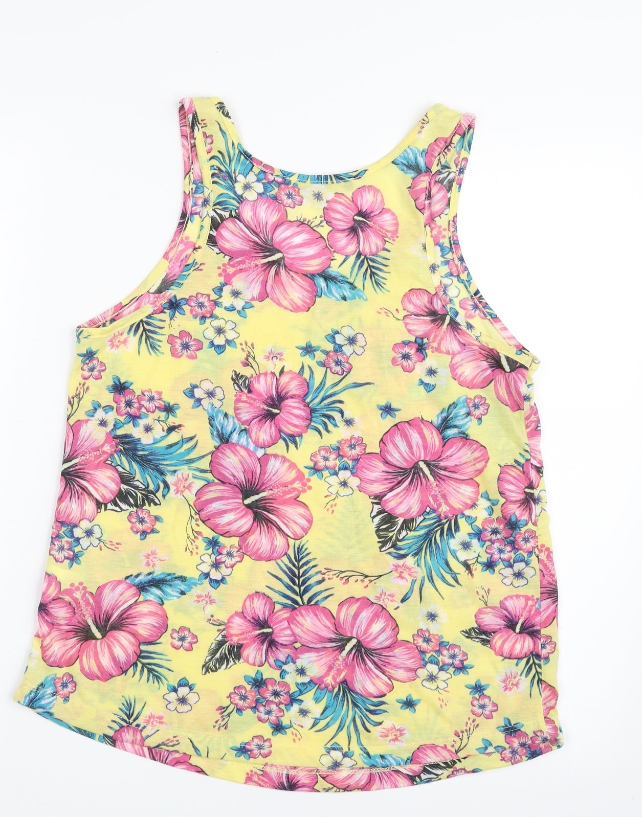 Atmosphere Womens Multicoloured Floral Polyester Camisole Tank Size 10 Scoop Neck