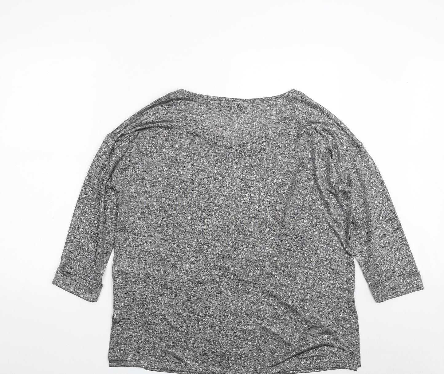 Wallis Womens Silver  Polyester Pullover Sweatshirt Size M  Pullover