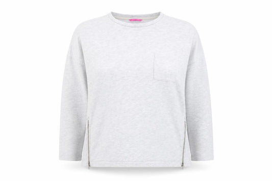 Marks and Spencer Womens Grey  Cotton Pullover Sweatshirt Size 16  Pullover