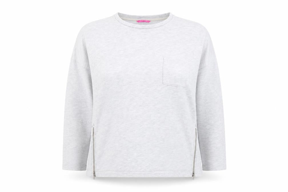 Marks & Spencer Womens Grey  Cotton Pullover Sweatshirt Size 16  Pullover