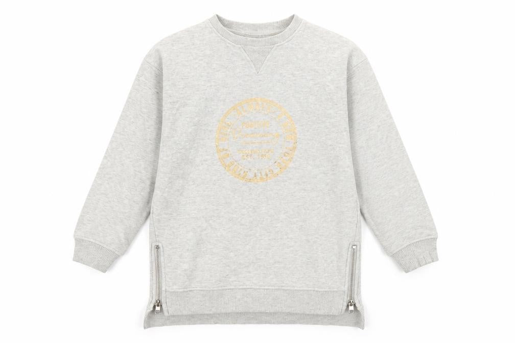 NEXT Girls Grey  Cotton Pullover Sweatshirt Size 6 Years