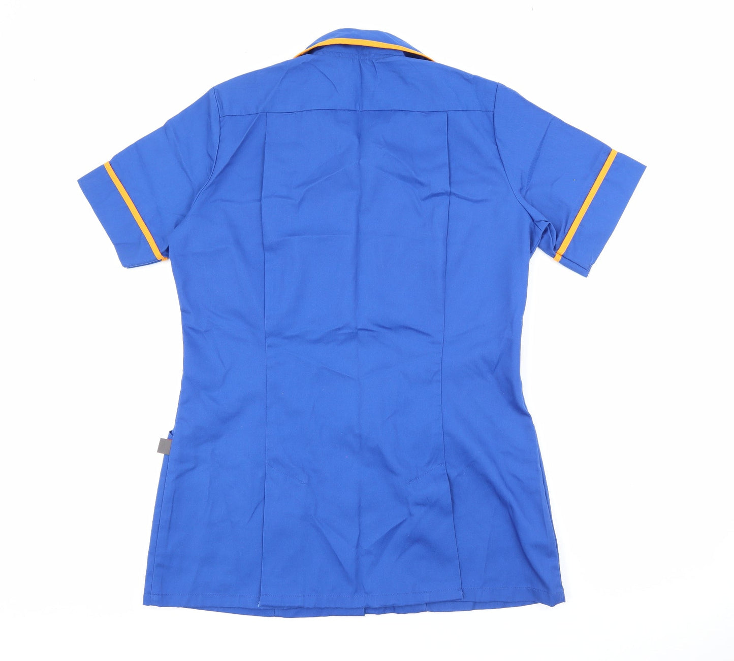 Dimensions Womens Blue  Cotton Tunic T-Shirt Size 10 Collared