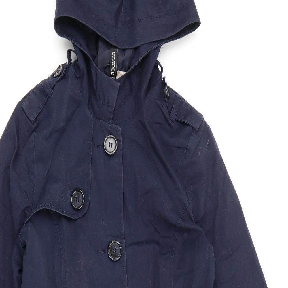 H&M Womens Blue   Jacket  Size 12  Button