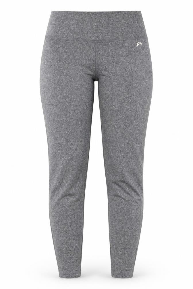 F&F Womens Grey  Polyester Compression Leggings Size 6 L26.5 in Regular Pullover