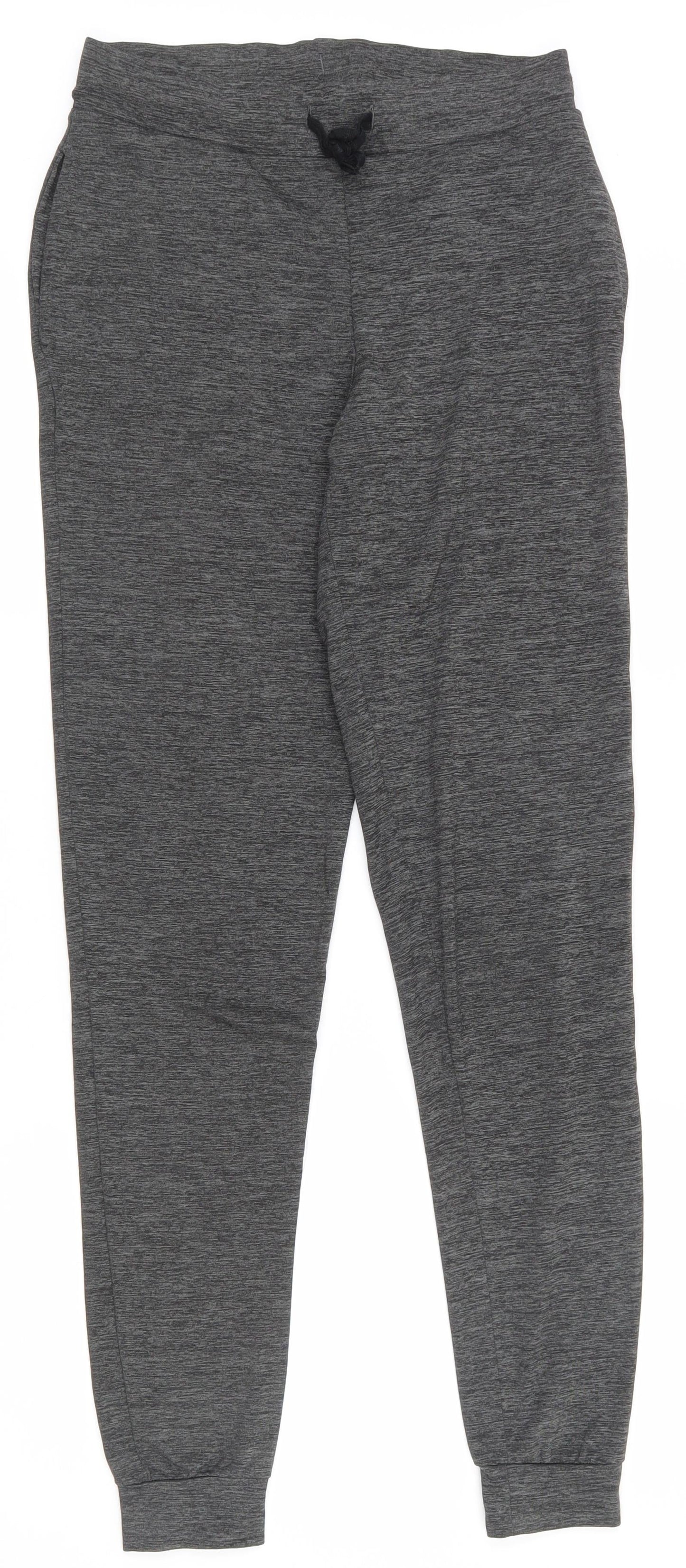 F&F Womens Grey  Polyester Compression Leggings Size 6 L30 in Regular Pullover