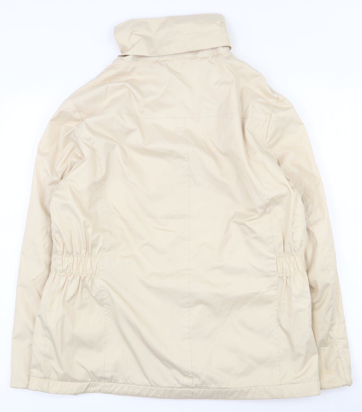 Dunnes Stores Womens Beige   Jacket  Size 10  Snap