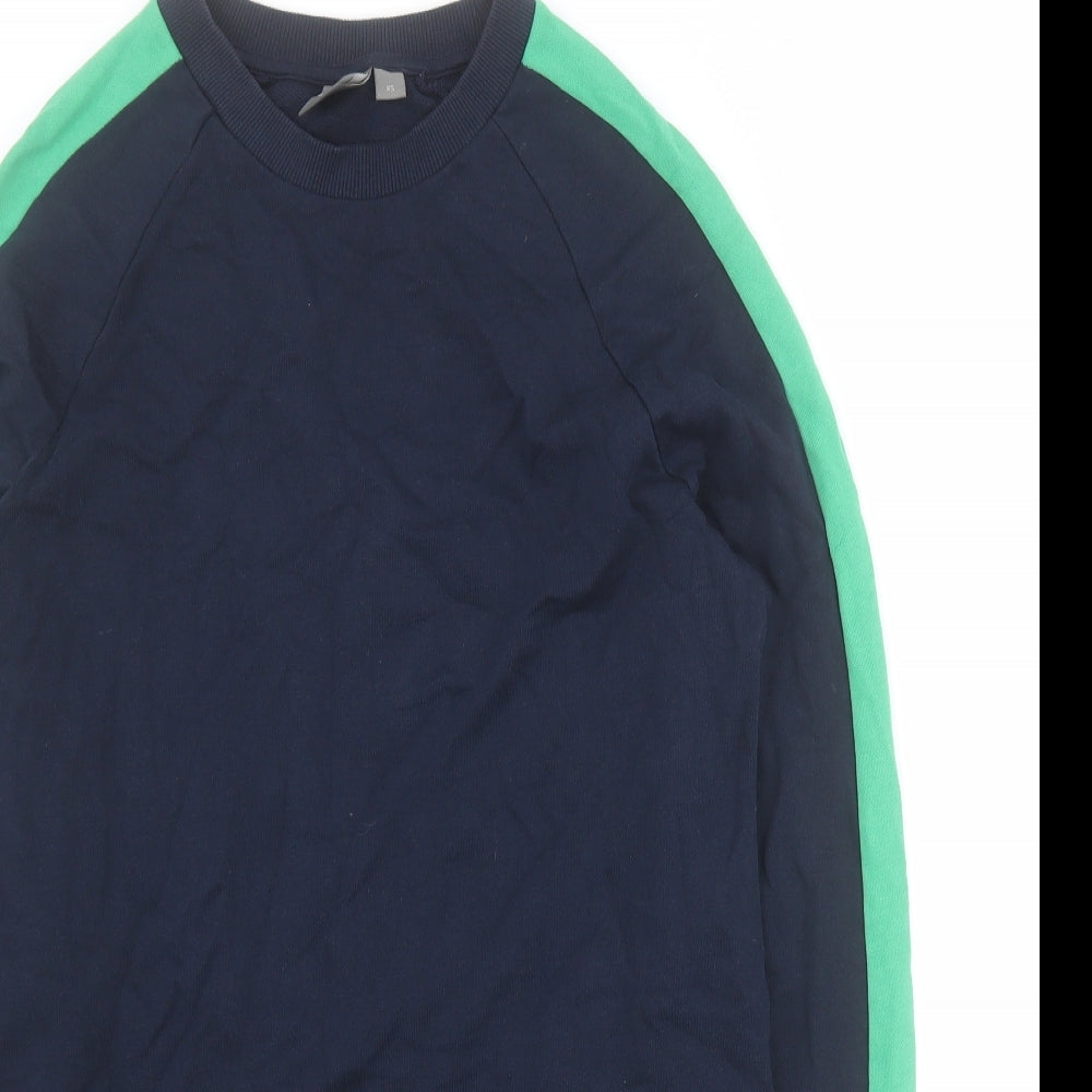ASOS Mens Blue  Cotton Pullover Sweatshirt Size XS