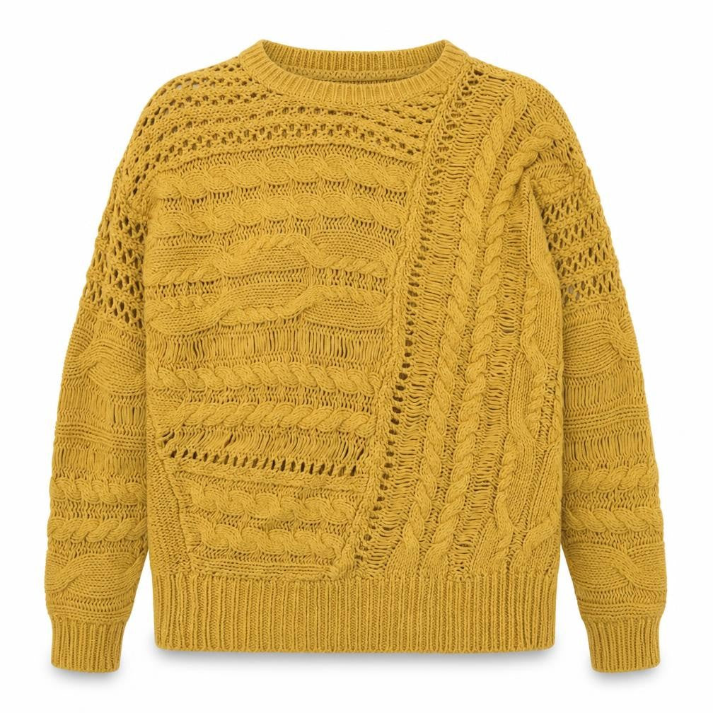 Next Womens Yellow Round Neck  Cotton Pullover Jumper Size S