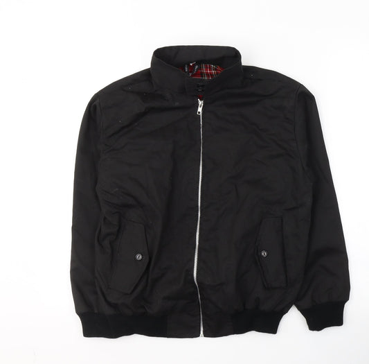 Made in England Mens Black   Jacket  Size S  Zip