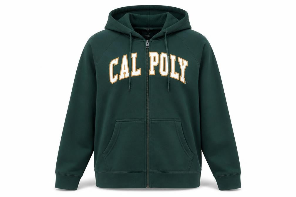 Know Wear Womens Green  Polyester Full Zip Hoodie Size M  Zip
