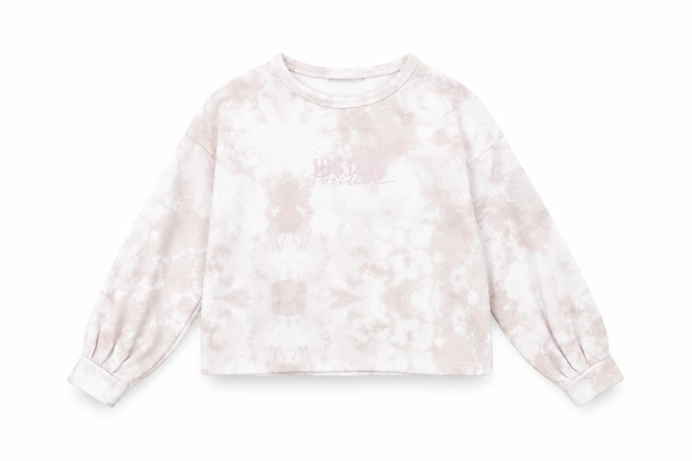 Primark Girls Pink  Polyester Pullover Sweatshirt Size 10-11 Years  Pullover - Tie Dye