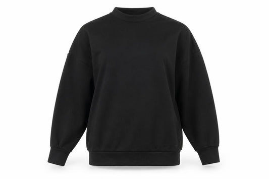 Boohoo Womens Black  Polyester Pullover Sweatshirt Size 12  Pullover