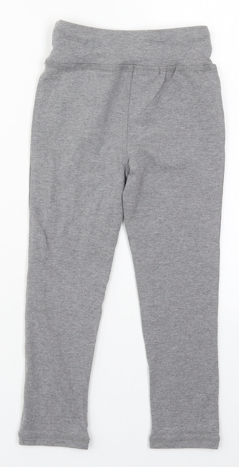 Reebok Girls Grey  Cotton Sweatpants Trousers Size 7-8 Years  Regular