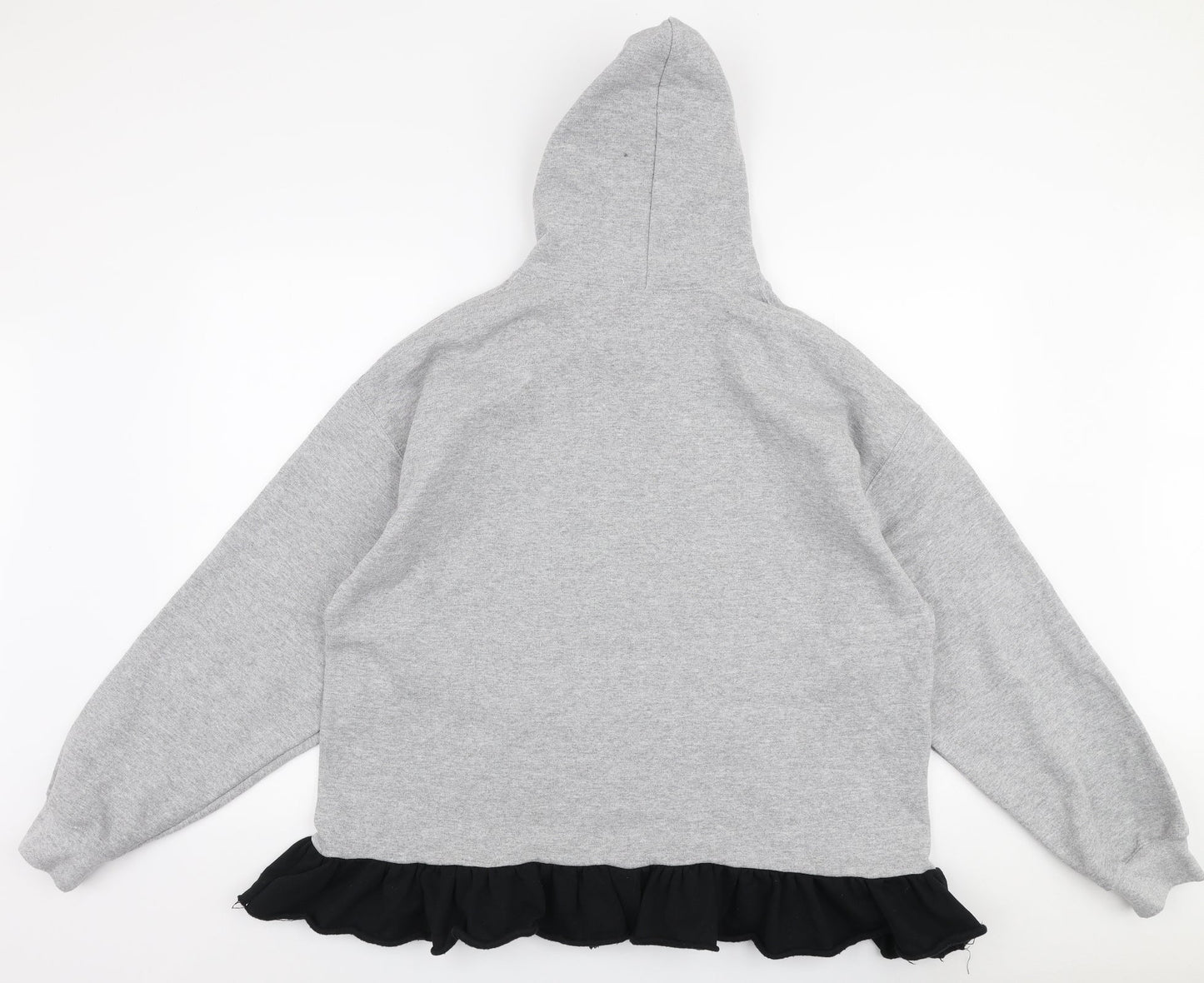 Milk It Womens Grey  Cotton Pullover Hoodie Size M  Pullover