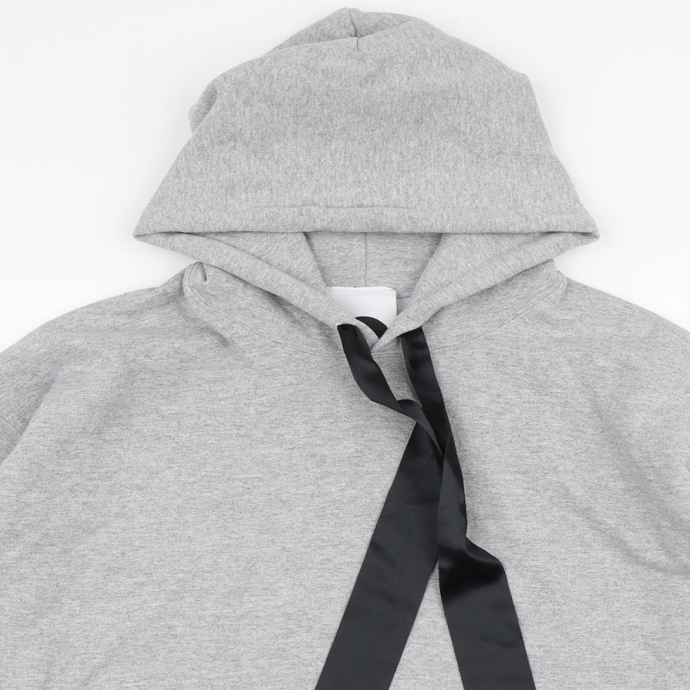 Milk It Womens Grey  Cotton Pullover Hoodie Size M  Pullover