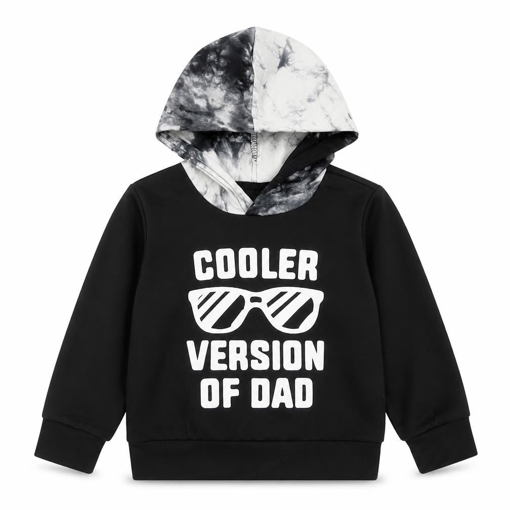 SheIn Boys Black  Polyester Pullover Hoodie Size 2 Years  Pullover - cooler version of dad