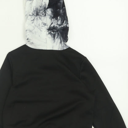 SHEIN Boys Black  Polyester Pullover Hoodie Size 2 Years  Pullover - cooler version of dad