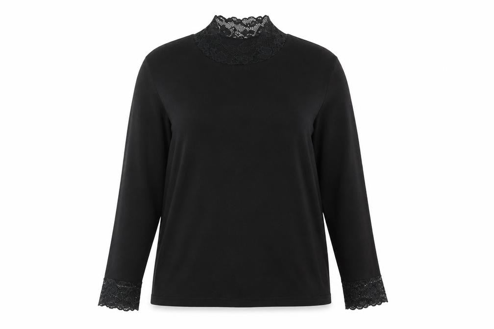 Preworn Womens Black  Cotton Pullover Sweatshirt Size XL  Pullover