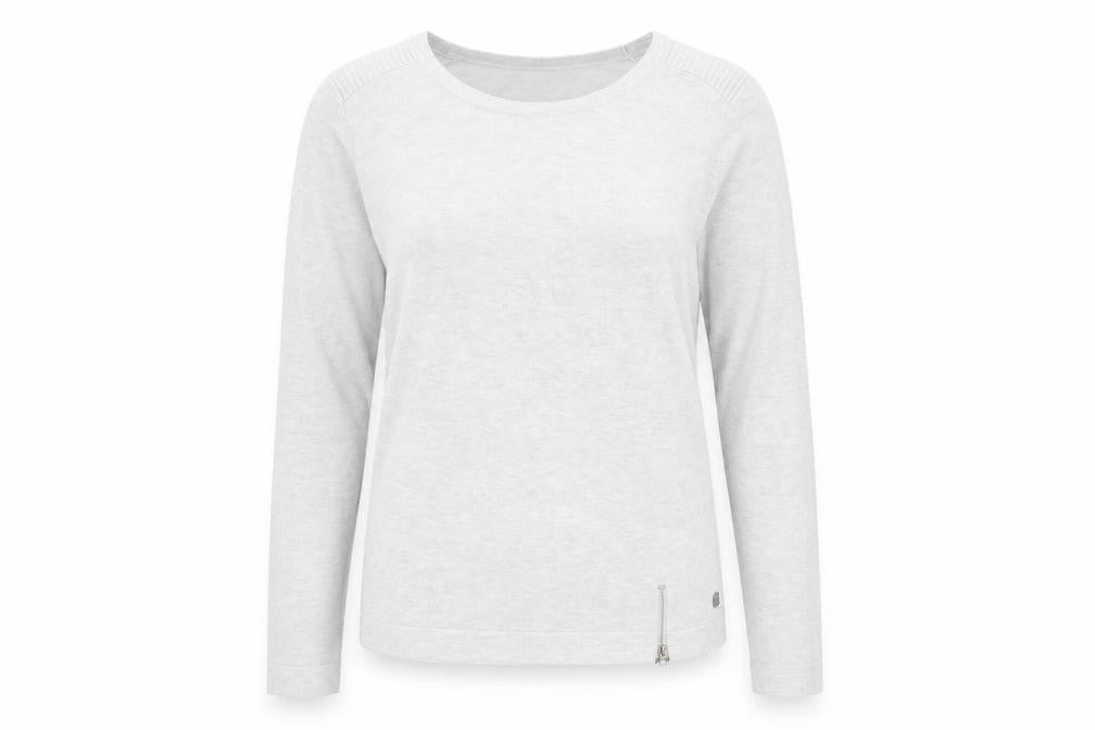 Tatown Womens Grey  Viscose Basic T-Shirt Size S Round Neck