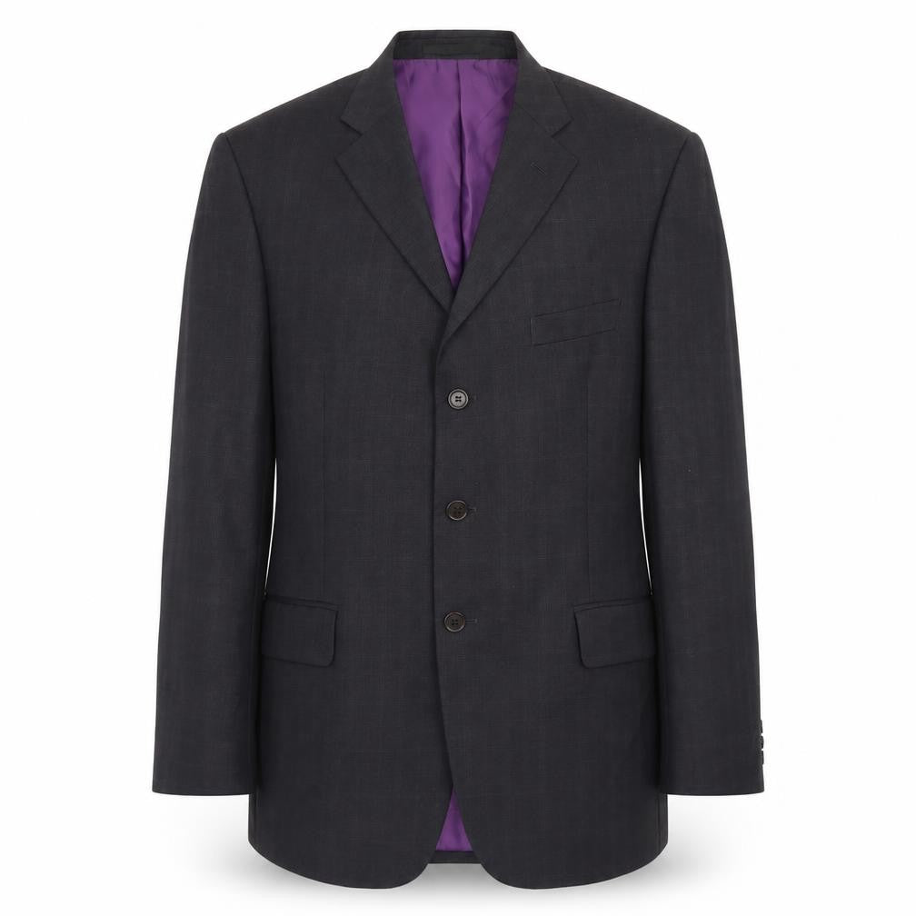 Impressions Mens Black  Wool Jacket Blazer Size 42