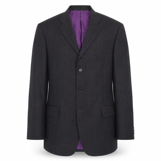 Impressions Mens Black  Wool Jacket Blazer Size 42