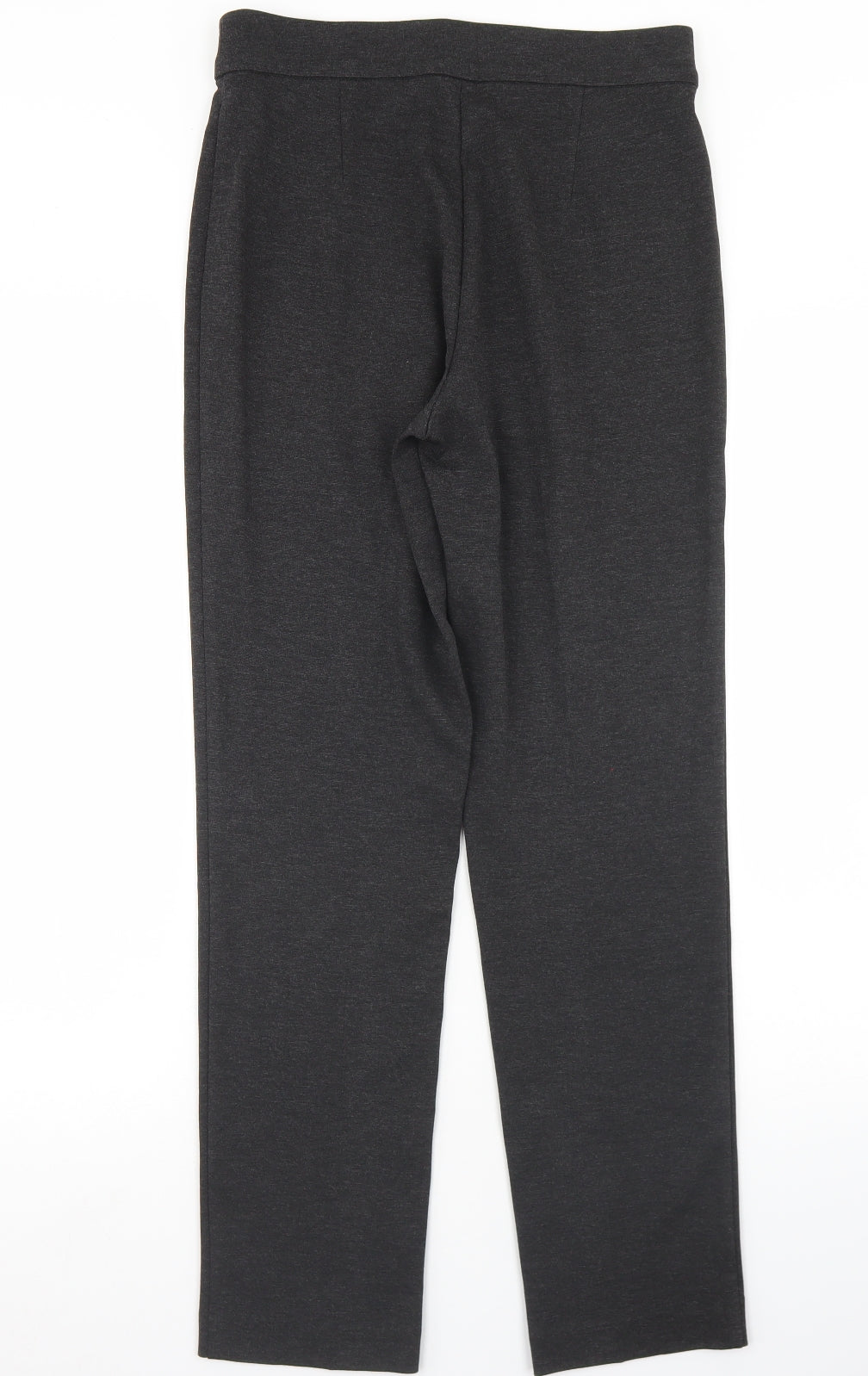 Marks and Spencer Womens Grey  Viscose Dress Pants Trousers Size 10 L28 in Regular