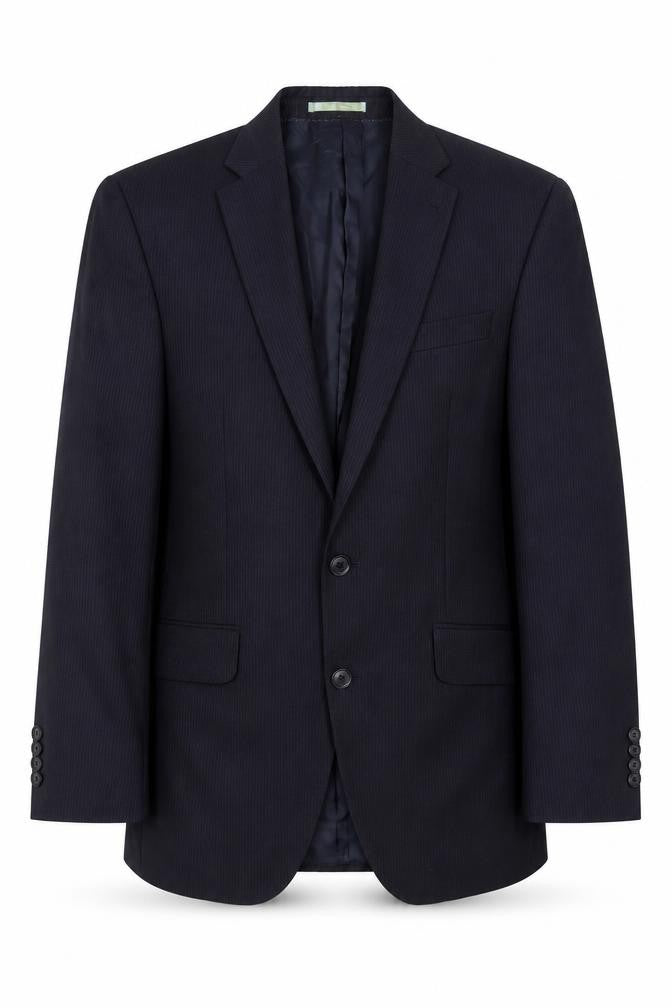 NEXT Mens Blue Striped Wool Jacket Blazer Size 38