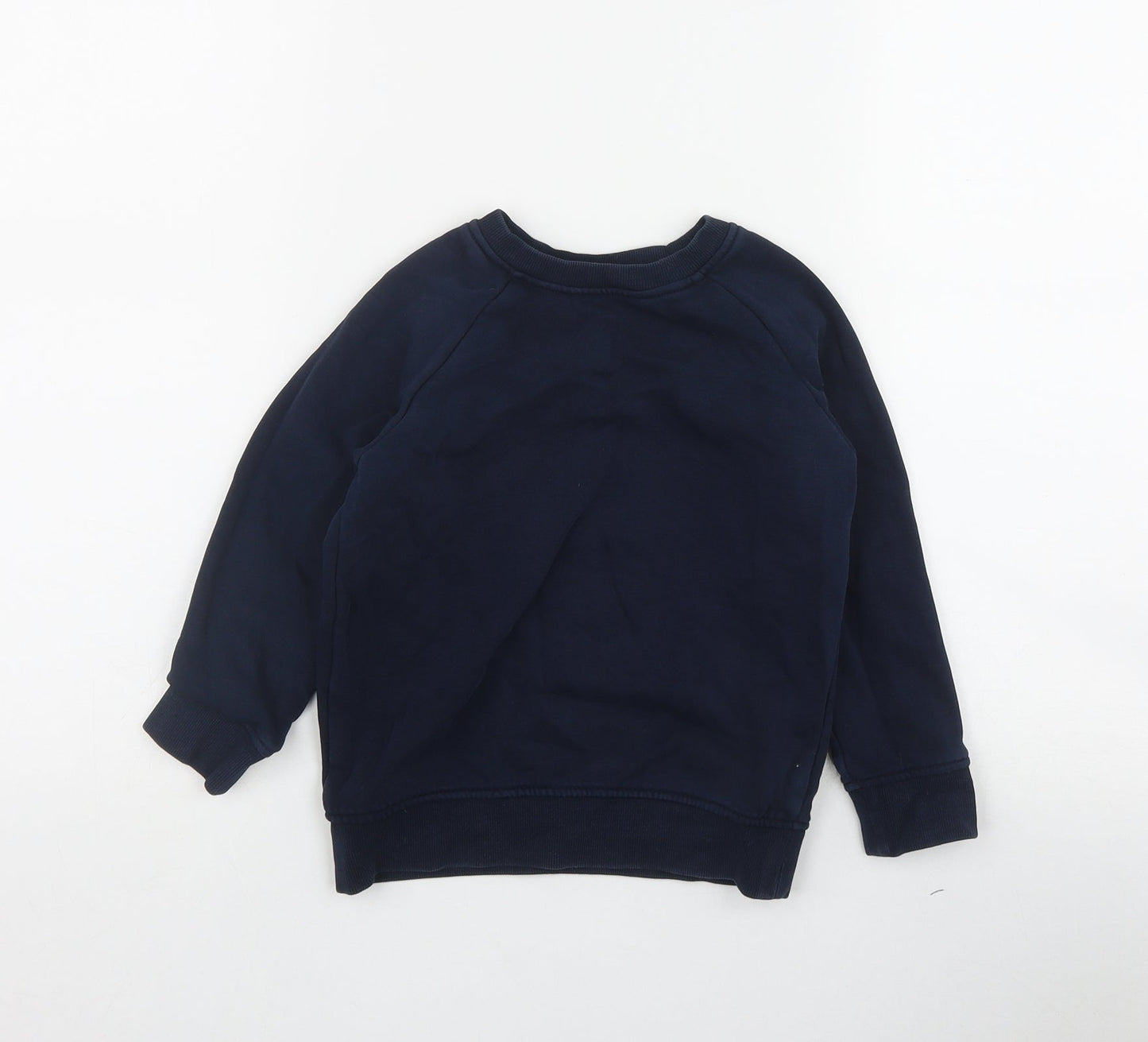 NEXT Boys Blue  Cotton Pullover Sweatshirt Size 4 Years  Pullover